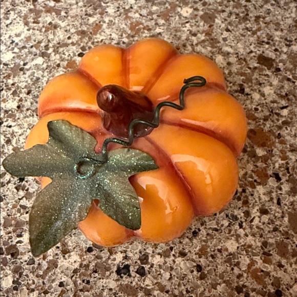 Ceramic Pumpkin Decor - Picture 2 of 4
